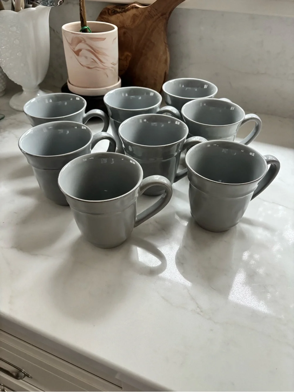 Pottery Barn Ceramic Mugs - Set of 4